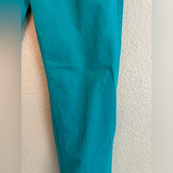 7 for all Mankind Women’s Teal Bootcut Pants Size 33 - Picture 6 of 12